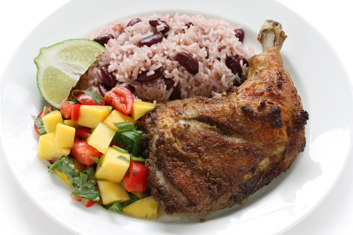 Caribbean food, Rice and Peas