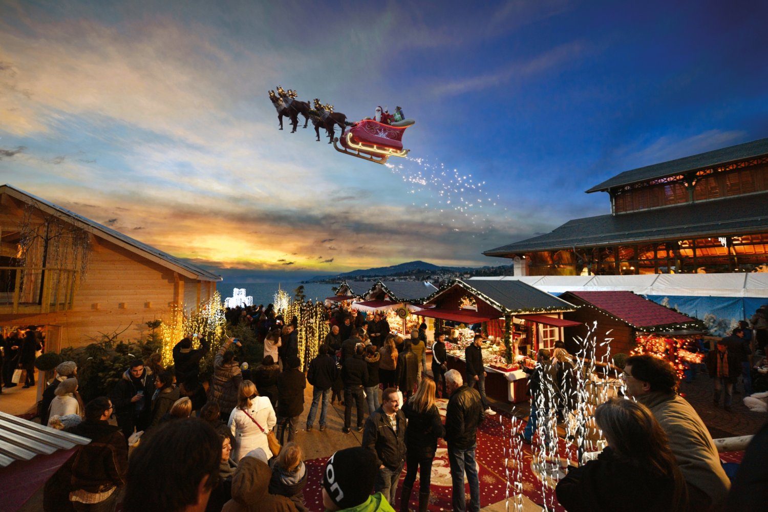 Montreux Christmas Market Switzerland
